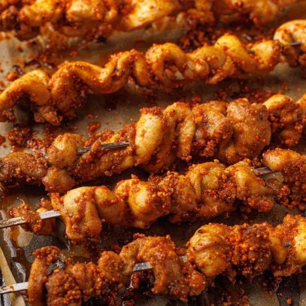 Chicken Suya (Spicy Chicken Skewers)